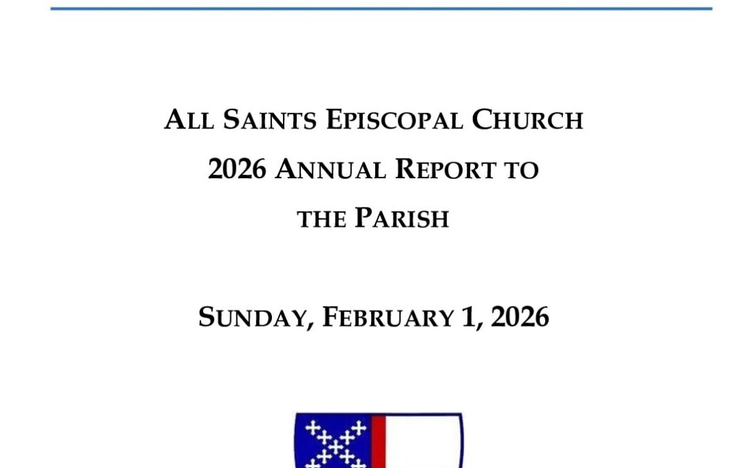 2026 Annual Meeting Booklet (FINAL) | All Saints Episcopal Church
